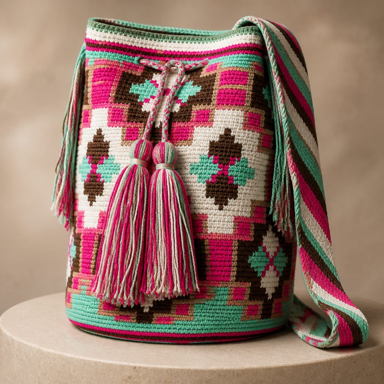 Palomino handwoven bag